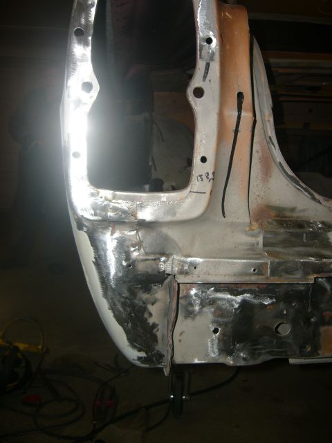 Faikun vasen takaosa hitsattu