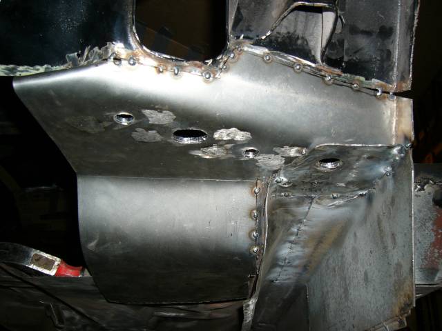 Vasen etujalkatila heppausta